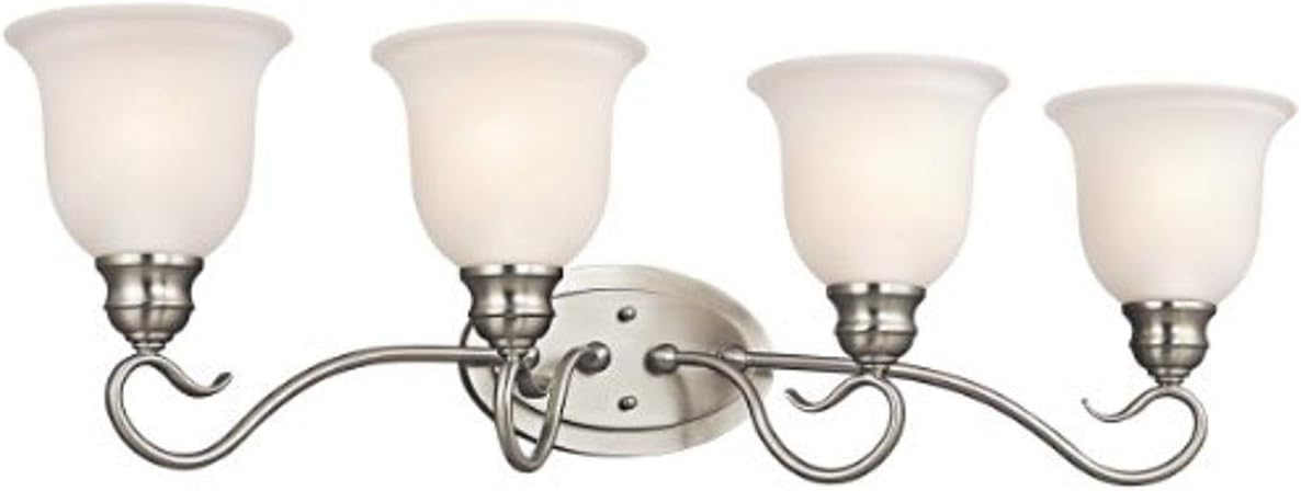 Black Friday Clearance Kichler 45904NI Tanglewood Bath 4-Light, Brushed Nickel Black Friday - 70% OFF Kichler 45904NI Tanglewood Bath 4-Light, Brushed Nickel