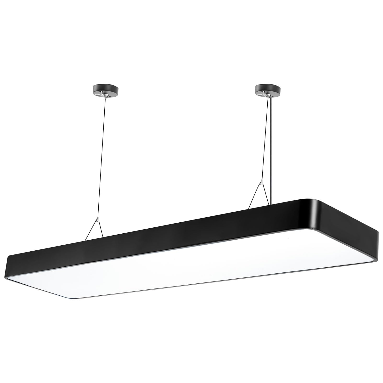 led billiard pool table light for 7'-8' billiard table hanging light, 60w led, 3 lighting modes with remote control for game room coffee shop