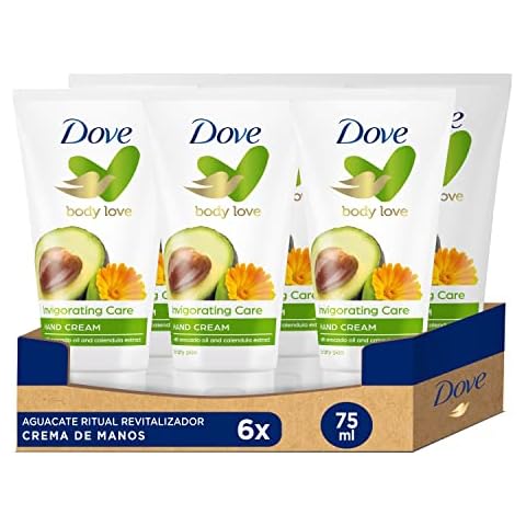 Dove Crema Hidratante de Manos con Aceite de Aguacate y Caléndula Cover
