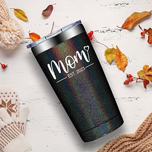 Grifarny New Mom Gifts For Women - Mom Est. 2023-1St Mothers Day Gift For New Mom, New Mama, Pregnant Mom, First Time Mom, Mom To Be - Tumbler Cup 20Oz #TOP7