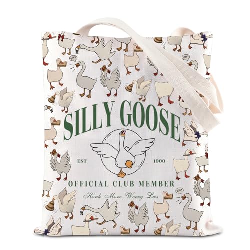Bolso Tote Inspirado en Ganso Kawaii Silly miniatura 1