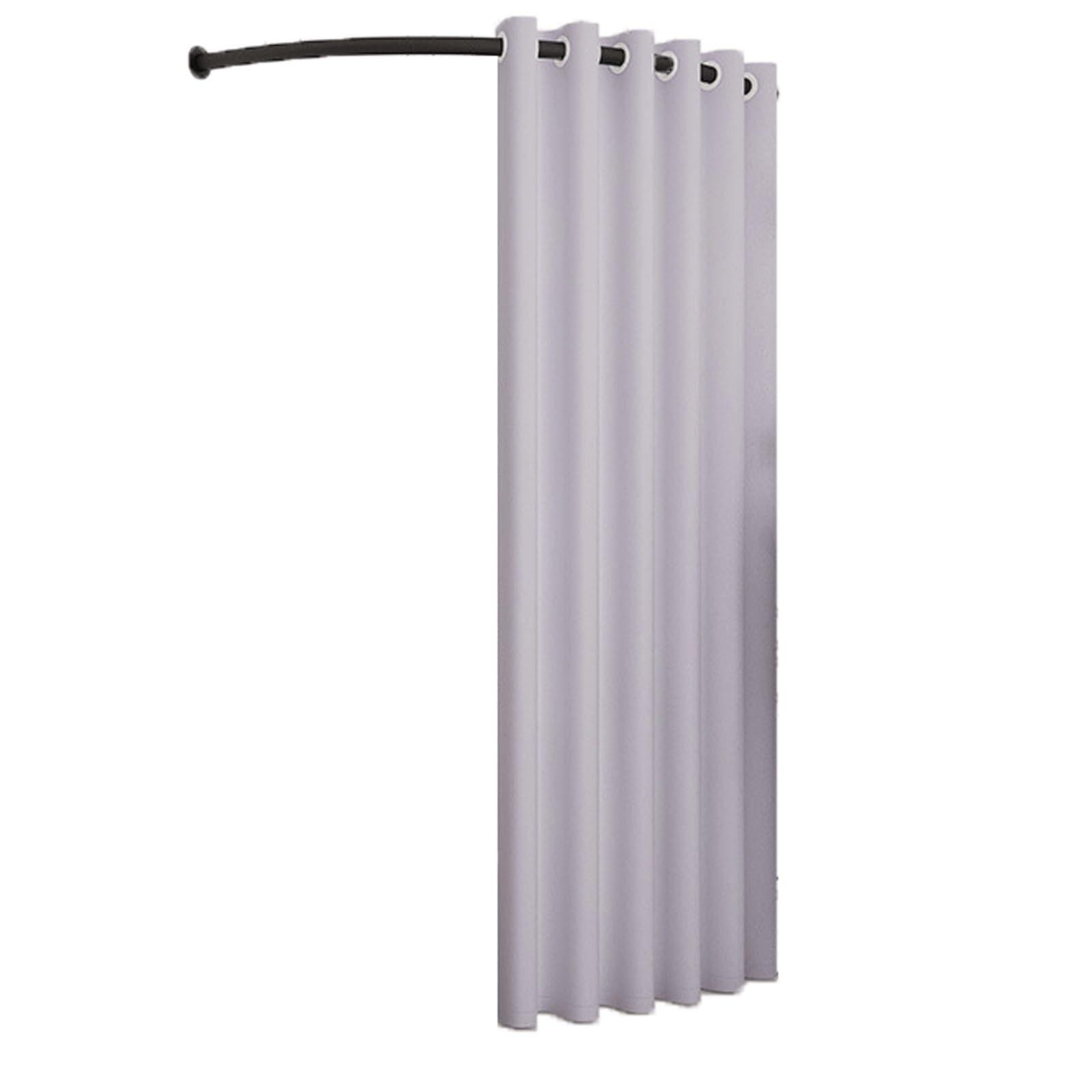 Cabine d'essayage pour magasin de mode avec tringle murale en C
