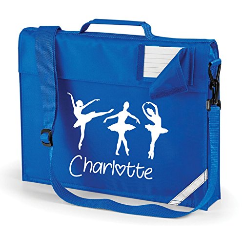 Sac d'école personnalisé ballet bleu marine - Cadeau de rentrée idéal