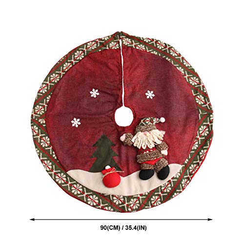 1 Unidade Saia Árvore De Natal Vestido De Árvore De Natal Envoltório Da Árvore De Natal Base Da Arvo