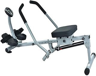 SGSG Foldable Rowing Machines Rowing Machine For Home Use Foldable, Double Paddle Rowing 12 Level Adjustable Resistance, Fitness Machine Apply To Indoor Weight Loss