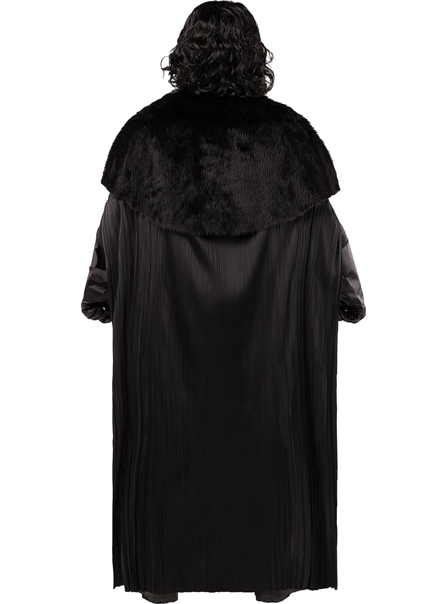 Disfraz De Jon Snow De Juego De Tronos Para Hombre | Talla L-XL | 100% Poliéster | Incluye Capa, Túnica, Pantalón, Guantes, Cinturón Y Cubrebotas