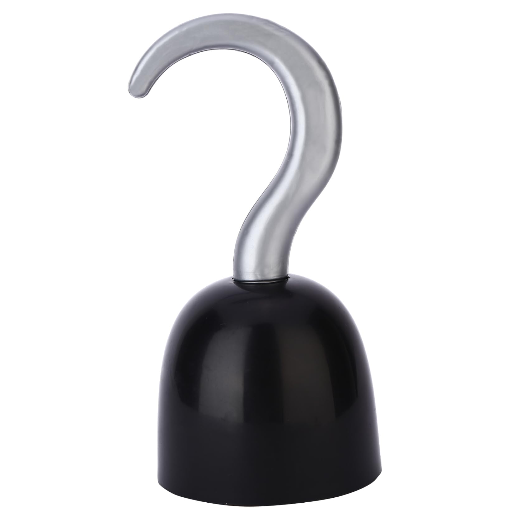 Rswnyirn Plastic Pirate Hook Hand Cosplay Costume Accessories For Halloween Black One Size — image 1