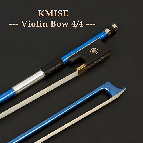 Violin Bow Stunning Fiddle Bow Carbon Fiber For Violins (4/4, Blue) #TOP7