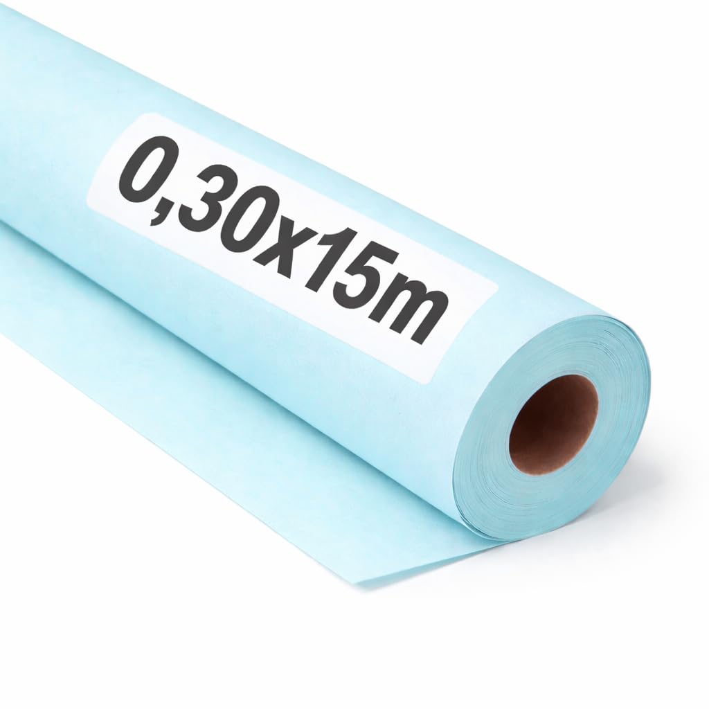 Ofituria Kraftpapier Blau Pastell – Rolle 0