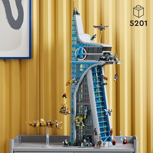 Image of LEGO Marvel Avengers Tower 76269 Building Blocks for 18+ Gift