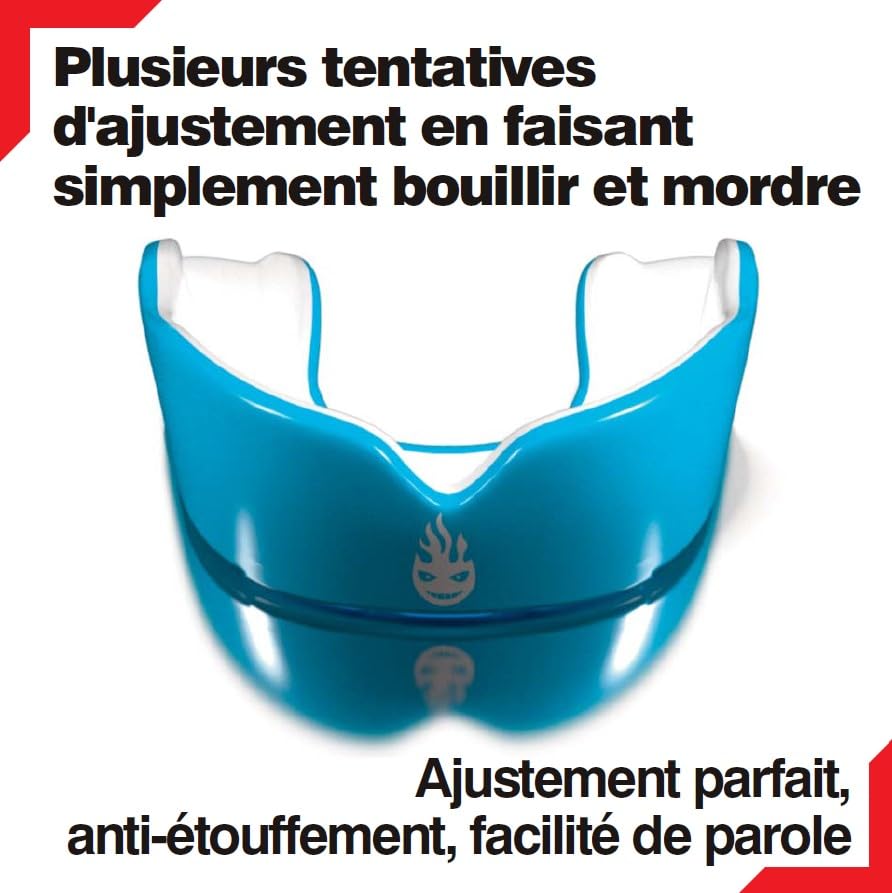 Protège-Dents Dr Knox – Boil & Bite Pour Adultes Et Enfants, Double Couche EVA, Idéal Boxe, Rugby, MMA, Karaté Et Sports De Contact