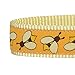 Blueberry Pet Essentials 10 Patterns Statement Busy Bees Designer Adjustable Dog Collar, Medium, Neck 14.5