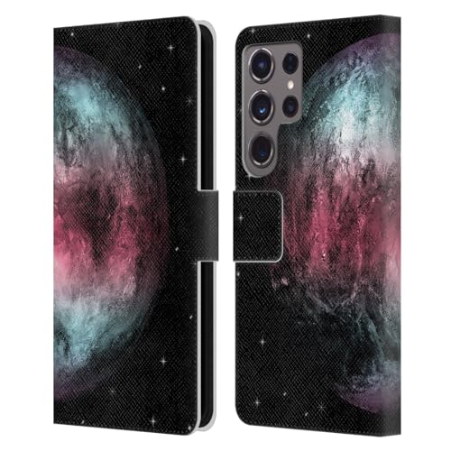 Funda Samsung Galaxy S24 Ultra 5G de cuero con tapa de imán