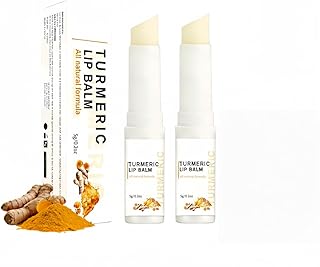 Turmeric Lip Balm 2 Pack, Hydrating Lip Balm ...