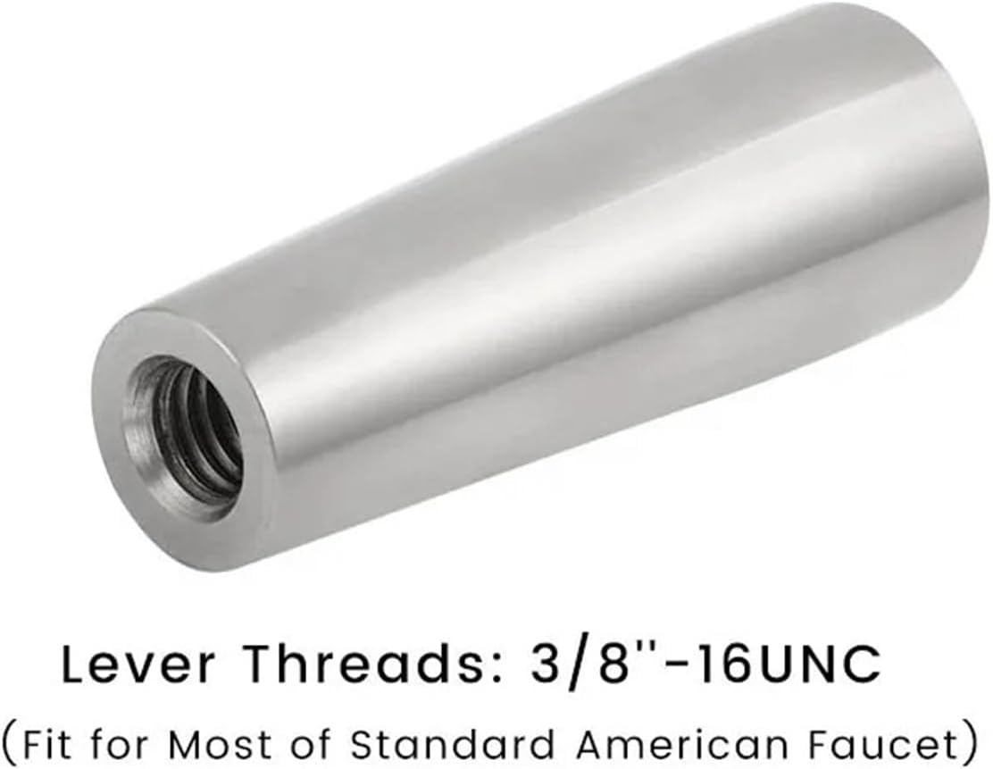 Brewing Accessories 2pcs/lot Beer Tap Handle Stainless Steel Knob Bar PubDraft Beer Faucet 3/8" X 16 UNC for Standard American Faucet Brewing Accessories