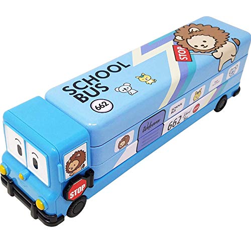 See full amazon price history chart for KRH store Multicolour Cartoon Printed School Bus Matal Pencil Box with Moving Tyres and Sharpner for Kids (Blue) KRH store Multicolour Cartoon Printed School Bus Matal Pencil Box with Moving Tyres and Sharpner for Kids (Blue) (B089SMFJL8) Amazon Price History, Amazon Price Tracker
