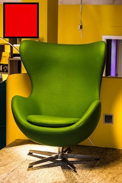 Generico réplique EGG CHAIR Jacobsen (rouge)