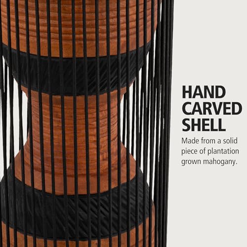 image for Meinl Percussion African Talking Drum with Mahogany Wood Shell and Woo