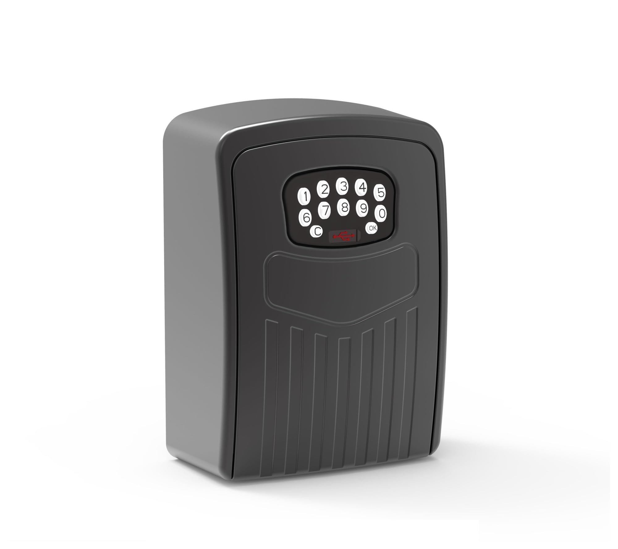 Caja de seguridad inte para les resistente a la intemperie de aleación de aluminio con código para interiores y exteriores solución de almacenamiento de les segura para el hogar