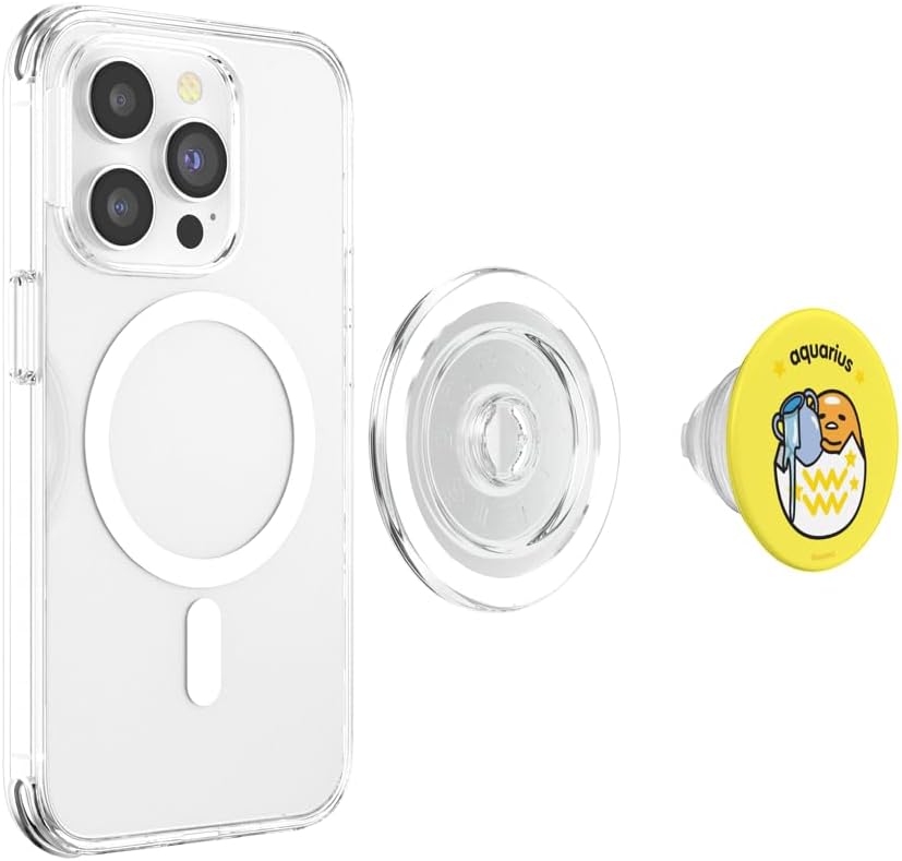 Gudetama Zodiac Aquarius PopSockets MagSafe PopGrip for iPhone