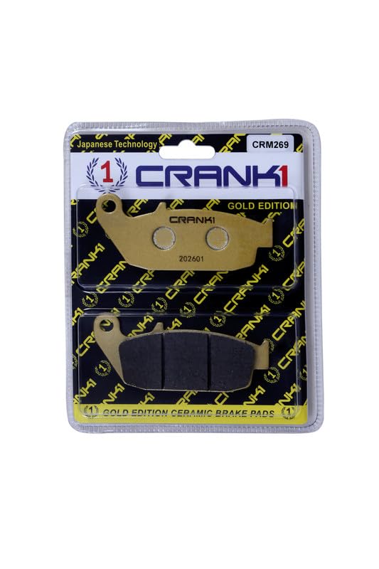 Ceramic Brake Pads Compatible For TVS Apache RTR 160 4V - Rear - CRM269-image-32