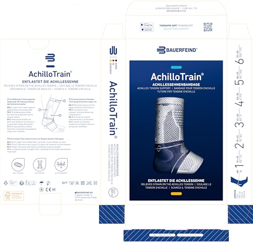 AchilloTrain Achillessehnenstütze, Größe: Rechts 2, Farbe: Schwarz – Ansicht 8