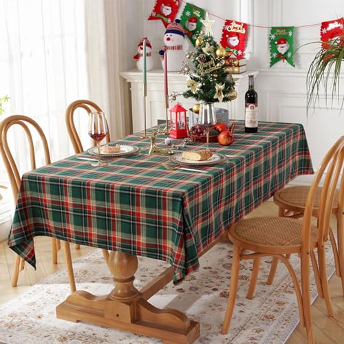 Nappe de Noël facile d'entretien pour protéger votre table des taches - 3