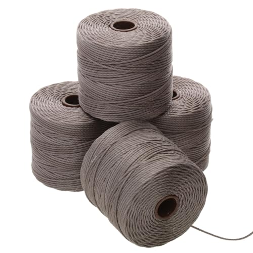 Cuentas Superlon Tex210 chocolate de 70 metros para diseño de pulseras 2