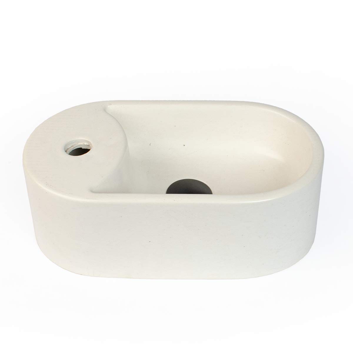 Concretti Designs Concrete Vessel Sink, Handmade, Oval Design, Chicago