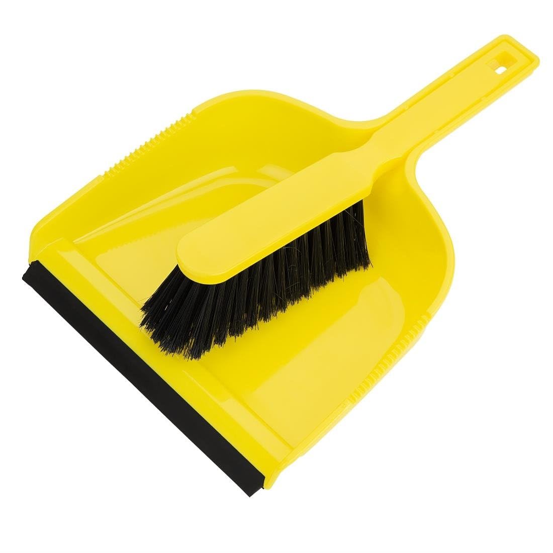 Jantex Yellow Dustpan & Brush Set