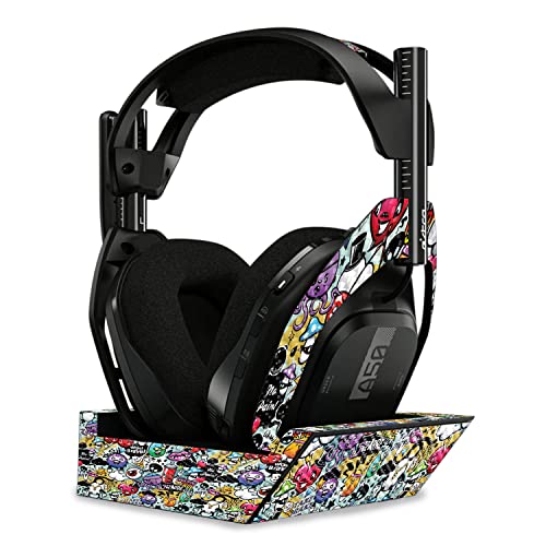 Image of MightySkins Carbon Fiber Skin Compatible with Astro A50 Wireless Headphones + Base Station (Gen 4) - Oddballs | Protective, Durable Textured Carbon Fiber Finish | Easy to Apply | Made in The USA