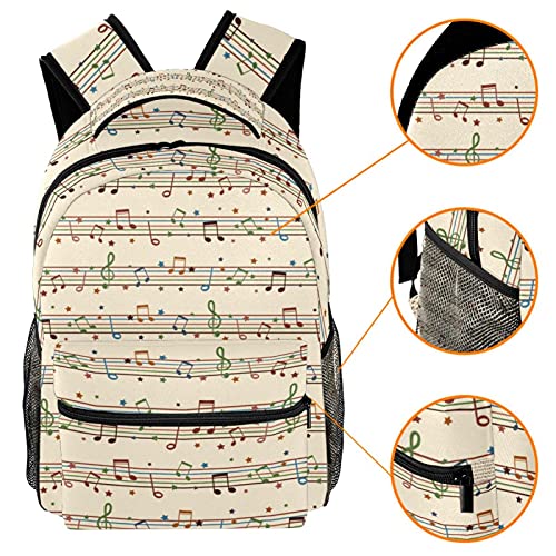 Sac à dos voyage musique rétro confortable pour simplifier les sorties - 3