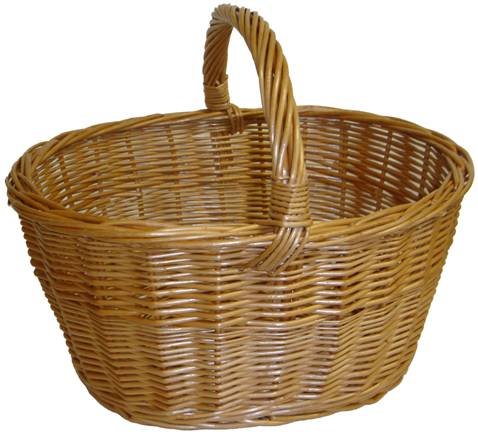 Panier vigneron en osier buff petit modèle