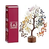 Picture of ARADVED Crystal Tree of Life 7 Chakra Healing Crystals Trees for Home Decor, Office Desk Decor, Boho Decor, Handmade Bonsai Trees for Positive Energy, Money, Good Luck Birthday Gifts for Women, Mom