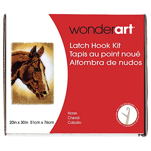 Image of Wonderart Latch Hook Yarn, Classic Horse