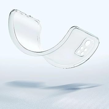 Elfia Xiaomi Poco X8 Pro Max ile Uyumlu Kılıfı Şeffaf Silikon Ultra İnce Tarz Kapak Süper