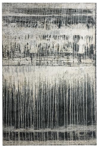 Image of Super Soft Art Collection Abstract Modern Classical Design Carpets Highest Density Silk Carpets for Home Living Room Bedroom /Hall 6x9 feet (180 x 270 cm) Multi Vintage G