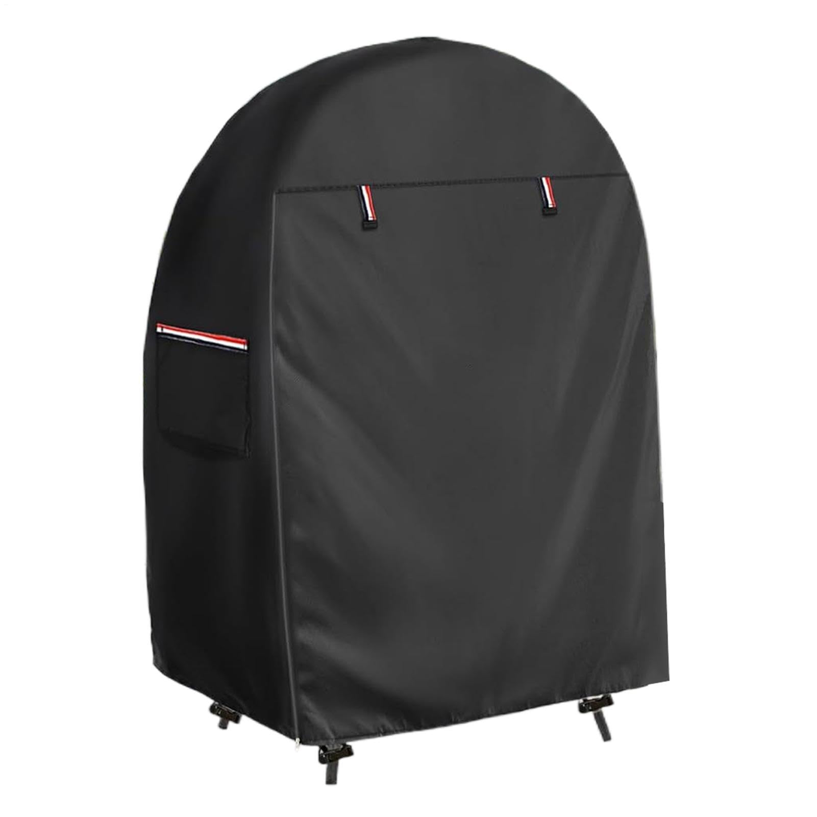 Housse de chaise de patio imperméable Oxford 114x140 cm anti-vent