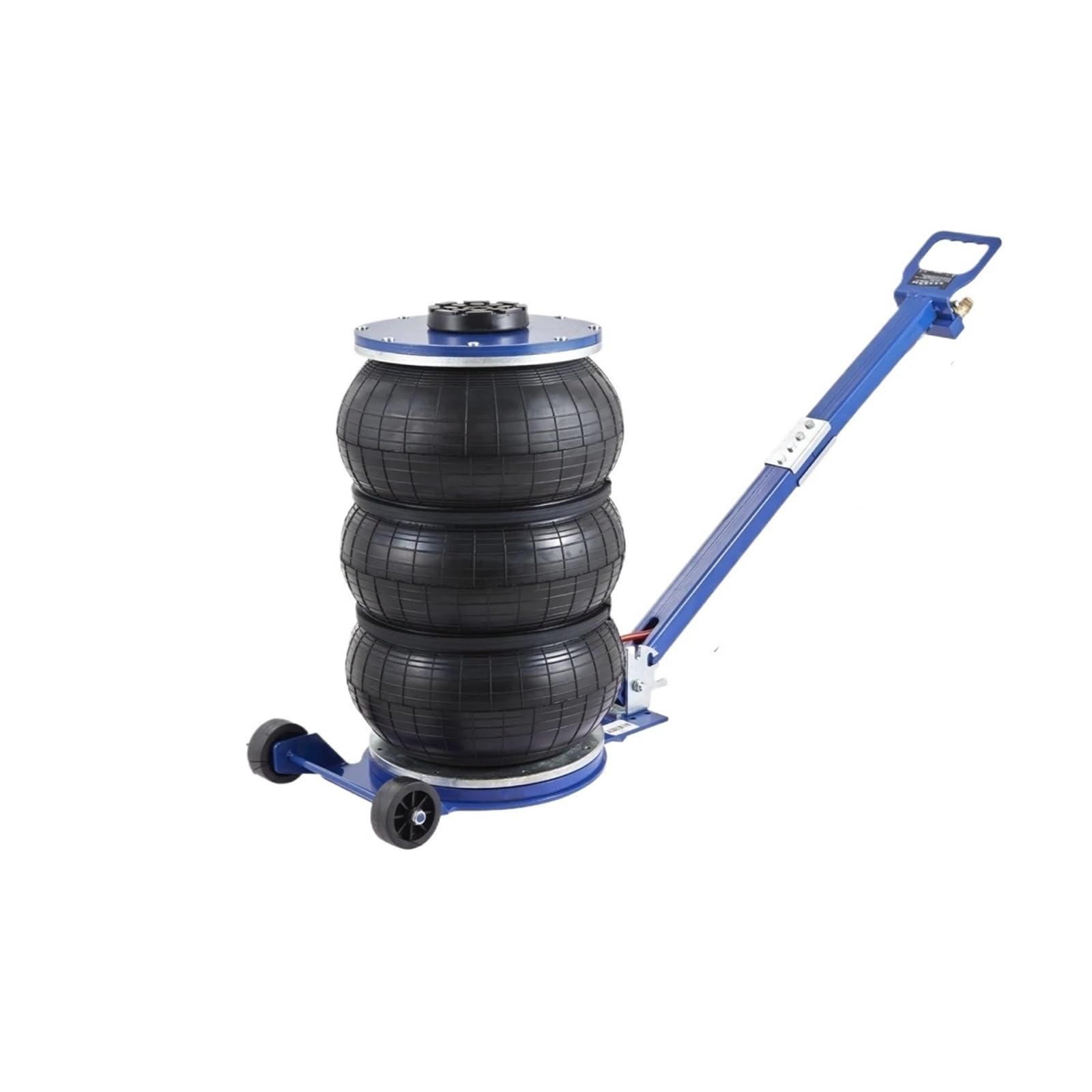 Gatos para coches Gato neumático de 3 toneladas/5 toneladas, Gato de aire de bolsa Triple, elevación rápida, gatos de reparación de automóviles de alta resistencia caballete coche(3T Non adjustable W)