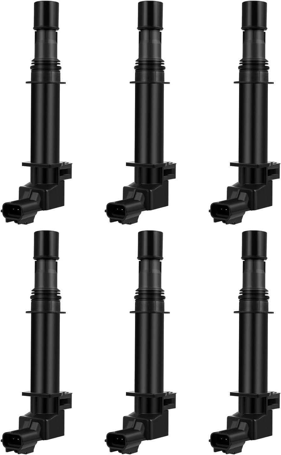 ECCPP ignition coil coils UF270 PACK OF 6,for Mitsubishi Raider 4.7L 2006-2007,for Raider 3.7L 2006-2009,for Jeep Liberty 3.7L 2002-2008,for Cherokee 5.7L 2007 UF399 UF297 UF270