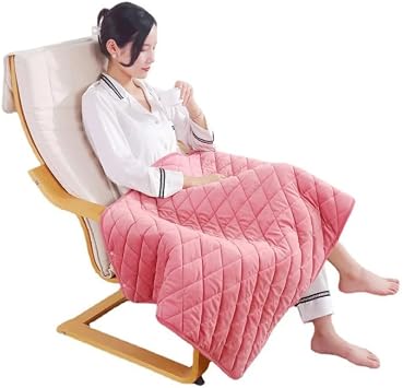 Cordless Heated Blanket, 55x39inch Portable USB Electric Blanket Heating Blanket, Soft Crystal Velvet Heated Throw Blanket Wearable Shawl, with 3 Heating Levels, for Camping, Home,Outdoor