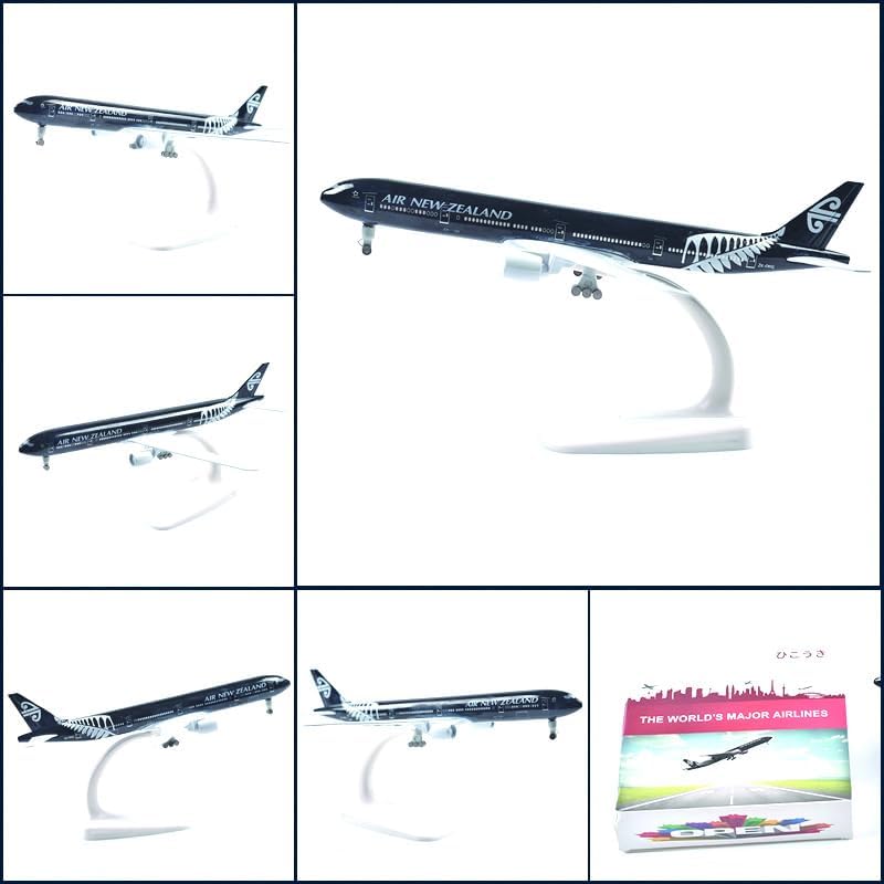 Image of Limited Edition Alloy Metal 20cm Air New Zealand Boeing 777 Plane Model Airplane Model Aircraft 1:300 Diecast Metal Plane 20cm +Holder
