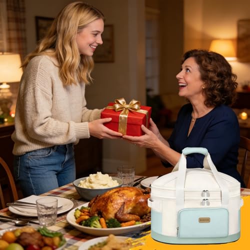 Image of DEEGO Carrying Bag for Crock-Pot 6-8 Quart, 2-Layer Slow Cooker Bags