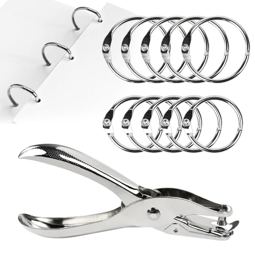 [QUALITÀ SUPERIORE, DUREVOLEZZA] - I nostri anelli di rilegatura sono realizzati in metallo nichelato di alta qualità per un design robusto, liscio, stabile e resistente alla corrosione, garantendo un utilizzo a lungo termine senza ruggine o rotture. Il loro design a chiusura ermetica tiene saldamente insieme documenti e biglietti, offrendo un supporto durevole e affidabile sia per l'uso quotidiano che frequente, dimostrando professionalità e qualità.