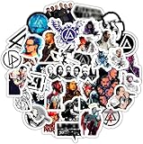 BulbaCraft 36 Pcs Rock Stickers, Band Stickers for Adults, Rock Decals, Nu Metal Decals