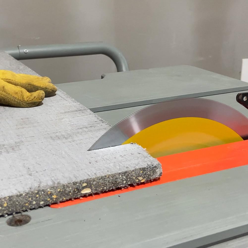 10-Inch 6T PCD Tip Hardie Fiber Cement Saw Blade with 5/8-Inch DMK Arbor, Polycrystalline Diamond Tipped Teeth Saw Blade for Laminate Flooring