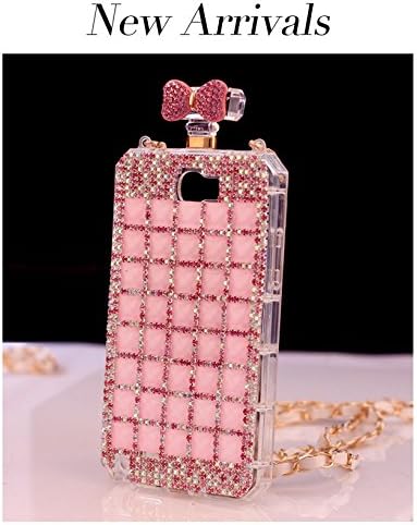 ACC5Star(TM) Fashion Bonzer Bling Diamond Cristal Bow Bowknot Slot Card Flip Case Cover Skin for Samsung Galaxy Note 2 3 S3 S4 Apple iPhone 4 4S 5 5S + Random Color Stylus + 1015 Cm Green Soft Clean Cloth with Logo (For Samsung Galaxy Note 2 II N7100)