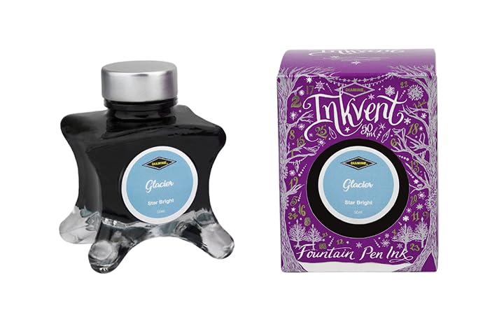 Diamine Glacier Fountain Pen Ink, Starbright Ink, Purple Inkvender, 50 ml