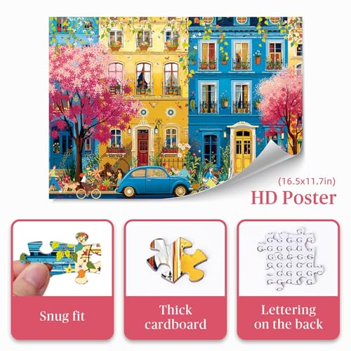 Puzzle de 1000 piezas Temática Floral 15+ años miniatura 2