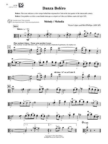 Latin Philharmonic: Latin Dance Tunes for the String Orchestra (Viola), Book & CD (Philharmonic Series) - Image 6